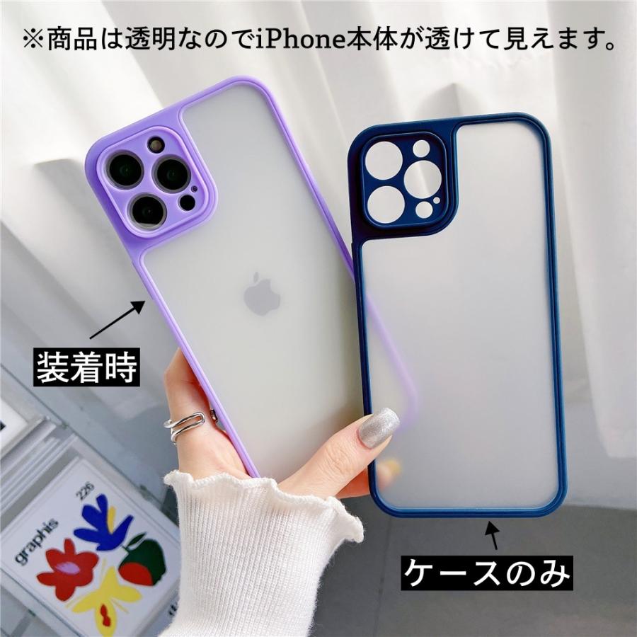 iPhoneケース スマホケース 背面保護 傷防止 汚れ防止 クリアカラー