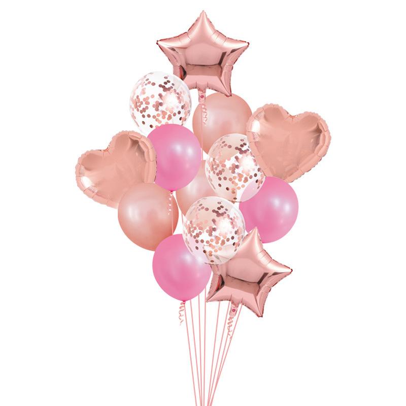 サクマ バルーン セット バルーン 風船 バルーンセット 風船セット アルミ風船 ハート型 星形