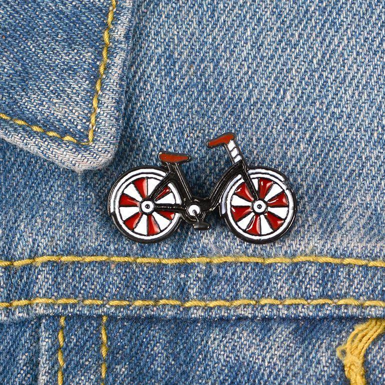 ピンブローチ ブローチ ピンバッジ 自転車モチーフ ピンズ メンズ
