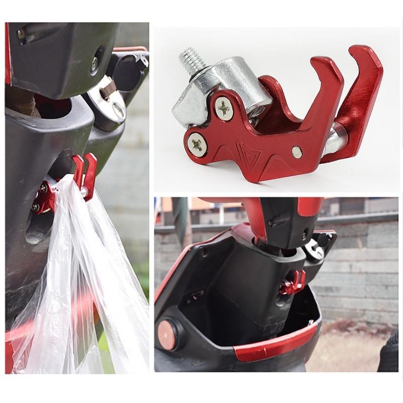 コンビニフック ハンドルフック ヘルメットフック バイク 自転車 スクーター ハンドルフック グレー 灰 バイクコンビニフック ヘルメット