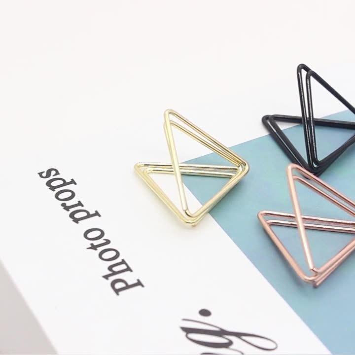 plusnao メモスタンド 10個セット 三角 メモクリップ メモ