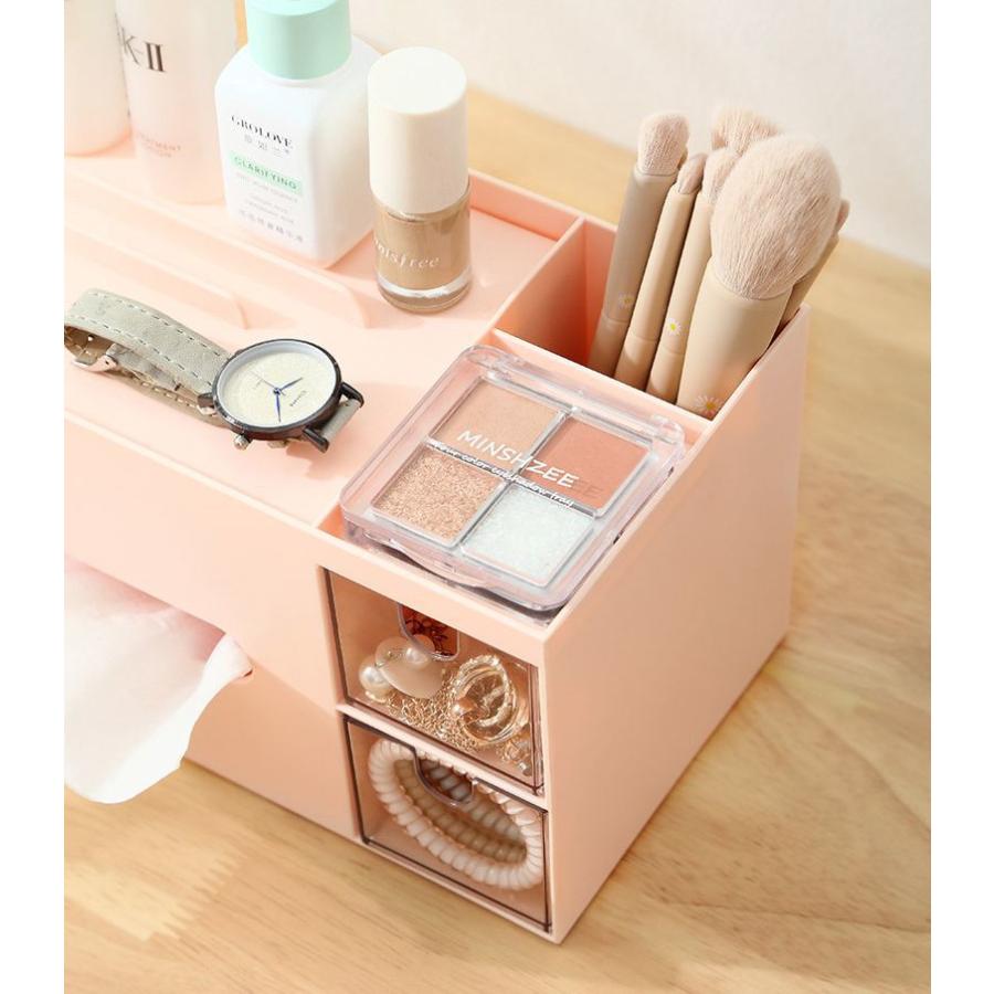 plusnao（プラスナオ） ティッシュケース ティッシュボックス 多機能