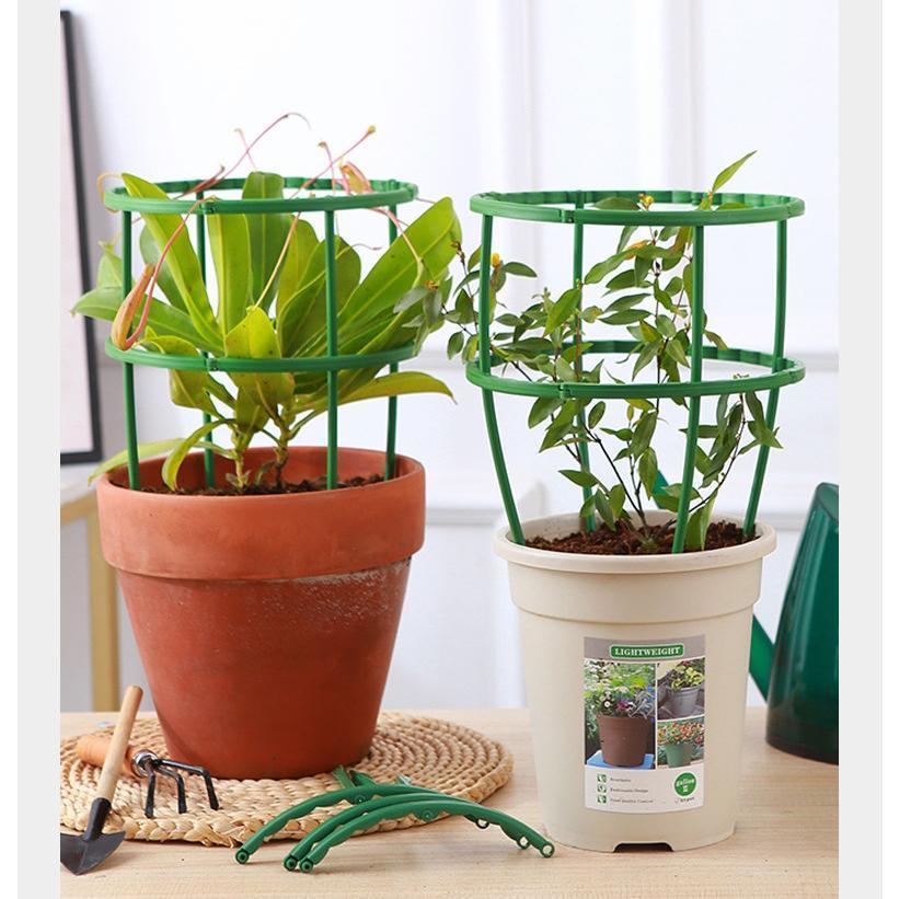 園芸用支柱 リング支柱 組み立て式 2段 植木鉢用 花 観葉植物