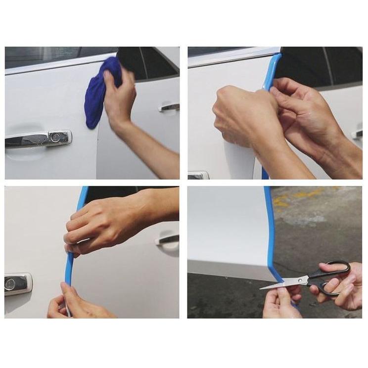ドアモール エッジプロテクター ドアエッジモール カー用品 サイドカバー 5m U字型 車 自動車用 キズ防止 傷 防傷 取付 外装パーツ かっこいい | ブランド登録なし | 04