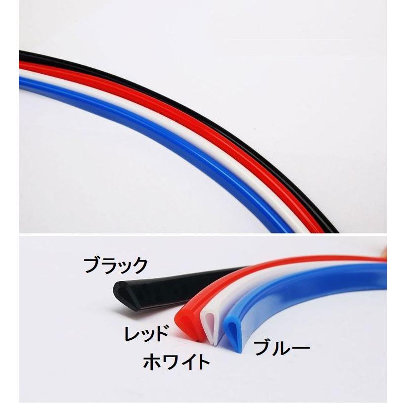 ドアモール エッジプロテクター ドアエッジモール カー用品 サイドカバー 5m U字型 車 自動車用 キズ防止 傷 防傷 取付 外装パーツ かっこいい | ブランド登録なし | 06