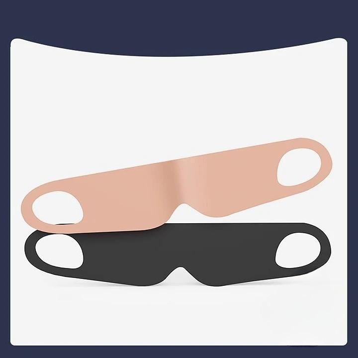 アイマスク 薄手 軽量 伸縮性 フット感 一体型 遮光 安眠グッズ 男女兼用 無地 睡眠 就寝時 仮眠 旅行 トラベル 携帯 自宅 リラックス | plusnao | 07