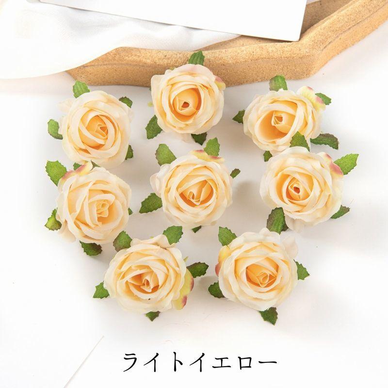 豪華セットミニバラ 大量 ばら造花 薔薇 ハンドメイド材料 手作り 小物アレンジ 造花 薔薇 ばら バラ 4個セット フェイクフラワー 花のみ 茎なし