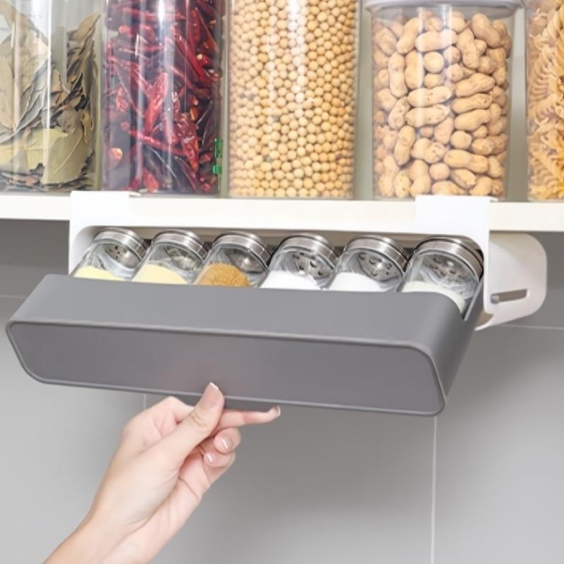 値下げ【新品未使用】スパイスラック、事務用品収納などに 使い方色々 調味料収納トレイ 冷蔵庫の回転台 スパイスラック 調味料ラック