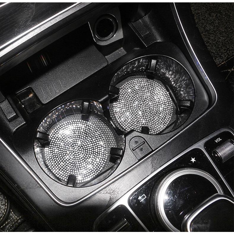 カップホルダー コースター 車用 2個セット デコレーション