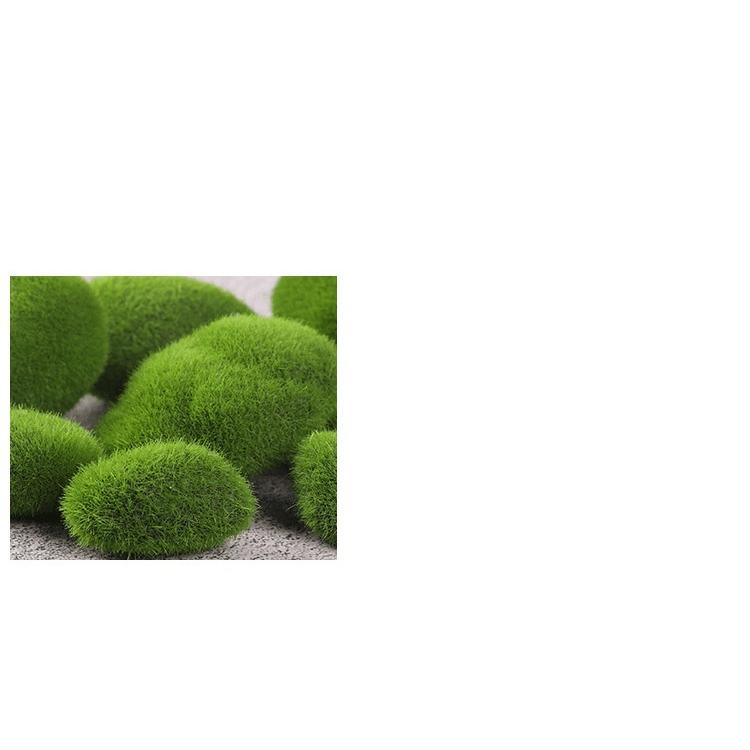 フェイク苔石 12個セット 3サイズ ミックス 苔 コケ 石 岩 コケリウム