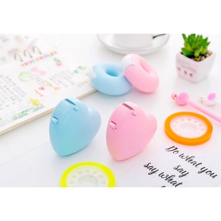 テープカッター テープディスペンサー 文房具 文具 事務用品 ドーナツ