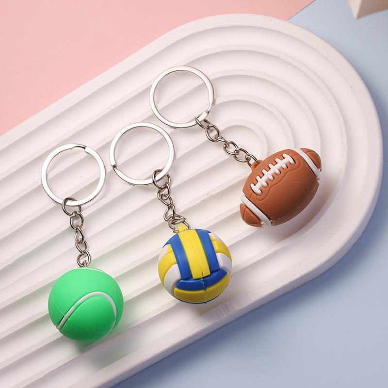plusnao（プラスナオ） キーホルダー 2個セット キーリング サッカー