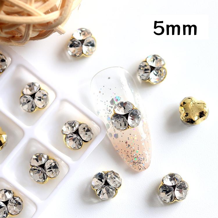 ネイルパーツ ラインストーン 10個セット 3 4 5 6 7 8mm ネイルアート