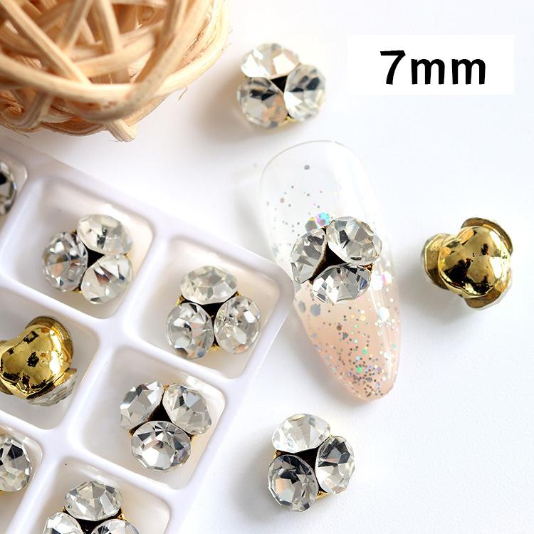 ネイルパーツ ラインストーン 10個セット 3 4 5 6 7 8mm ネイルアート