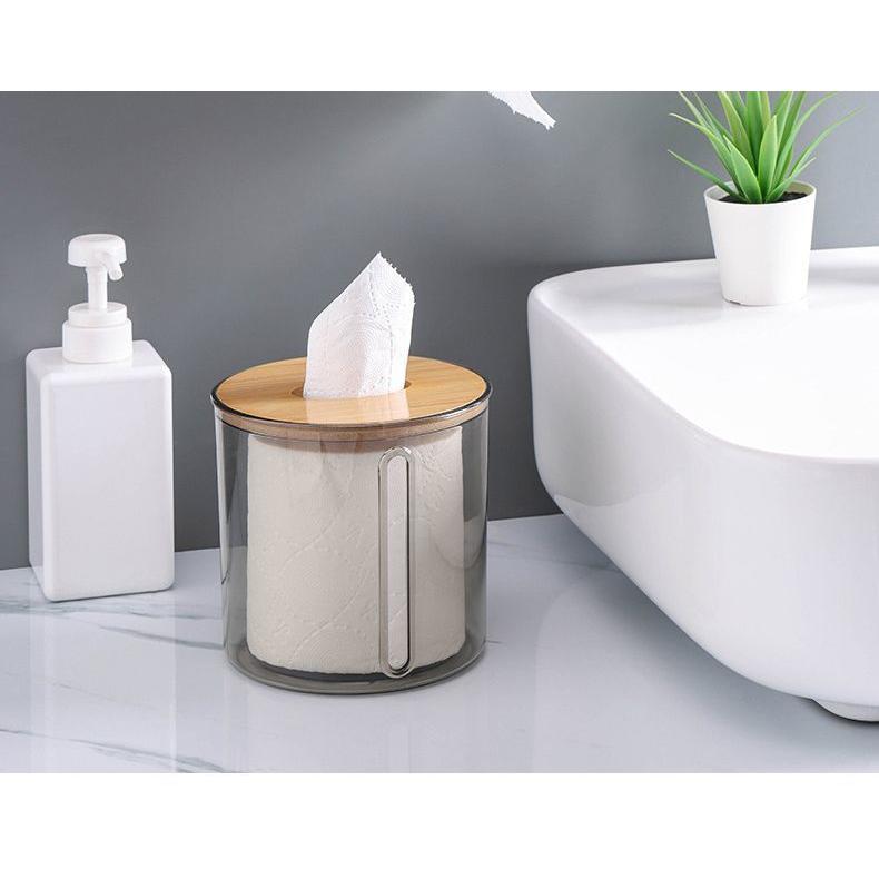 plusnao（プラスナオ） トイレットペーパーケース 卓上 ティッシュ