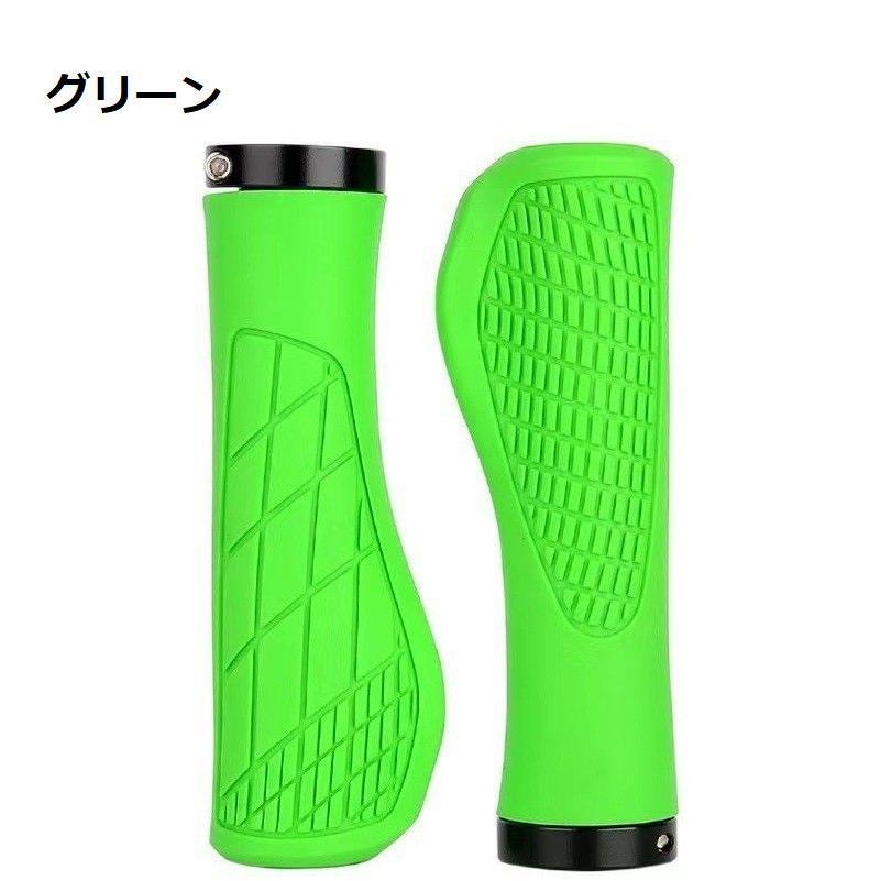 昭和レトロO.G.K自転車、ハンドルグリップ緑超レア品！ 自転車用ハンドルグリップ 左右セット 2本セット 22mm 自転車グリップ