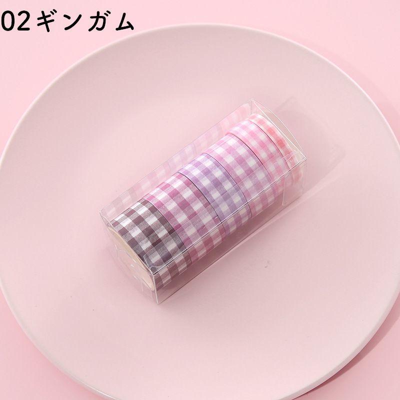 マスキングテープ マステ 6本セット setクラフト ラッピング 付箋