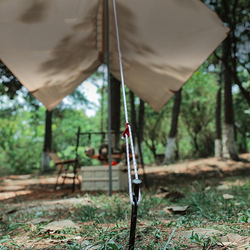 plusnao（プラスナオ） ガイロープ テントロープ 4m キャンプ用品 自在