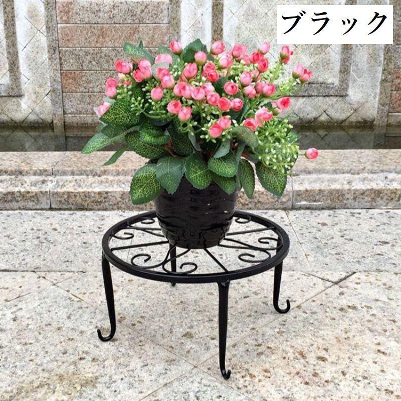 フラワースタンド 花瓶台 造花付き フラワースタンド 3個セット 花台 鉢置き 植木鉢スタンド プランター