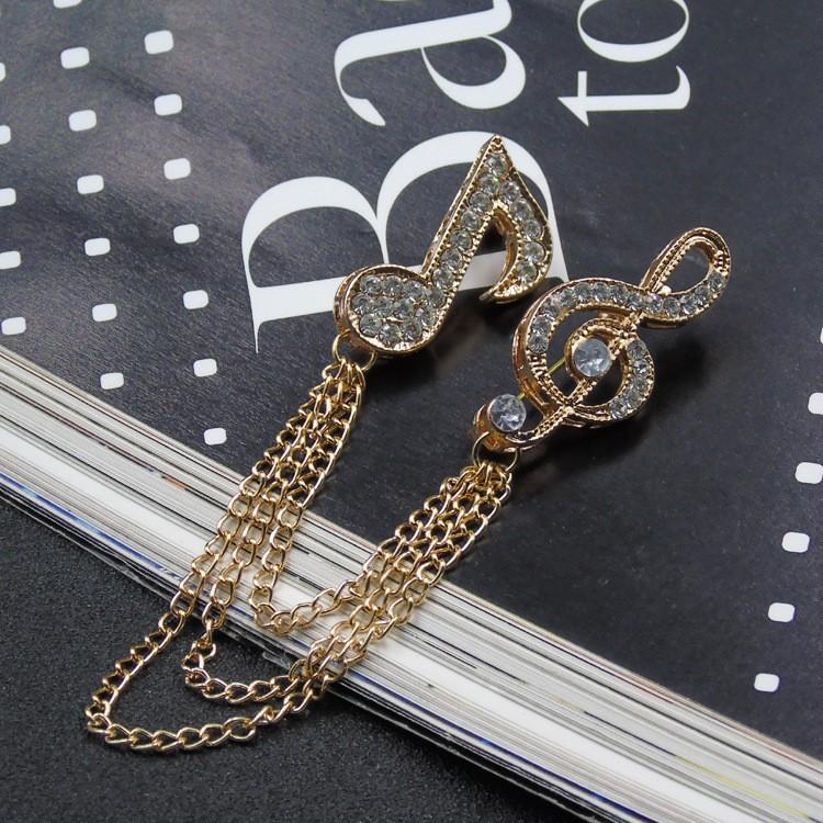 ブローチ ストールピン ショールピン ラペルピン ファッションアクセサリー チェーン 音符 レディース メンズ おしゃれ プラスナオ Paypayモール店 通販 Paypayモール