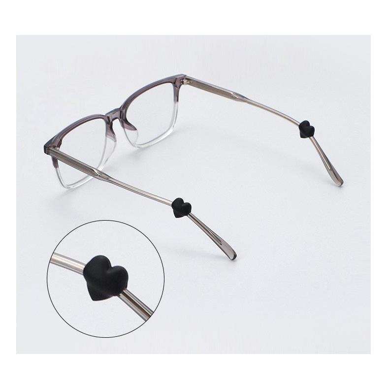 【12ペア】メガネストッパー　2ペア(4個)×6袋 plusnao（プラスナオ） メガネストッパー 同色2ペアセット 2組 4個