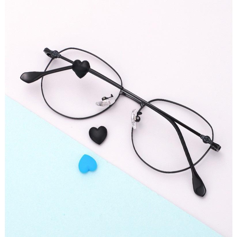 【12ペア】メガネストッパー　2ペア(4個)×6袋 plusnao（プラスナオ） メガネストッパー 同色2ペアセット 2組 4個