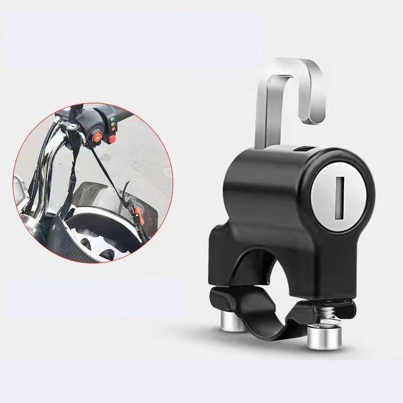 ソフト3種 ヘルメットロック ヘルメットホルダー 盗難防止 フック バイク 自転車