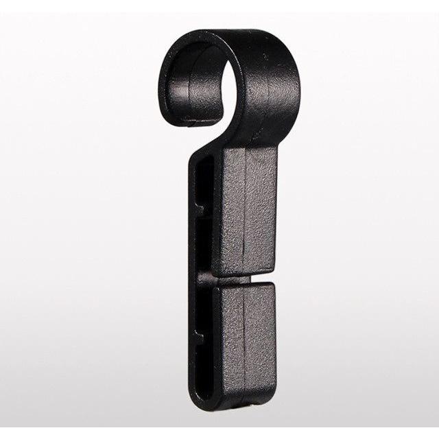 ヘルメットホルダー ヘッドライト固定用 4個セット 着脱簡単 ヘルメットクリップ フック 後付け コンパクト 建築現場 工場 見回り 夜間作業 アウト | plusnao | 04