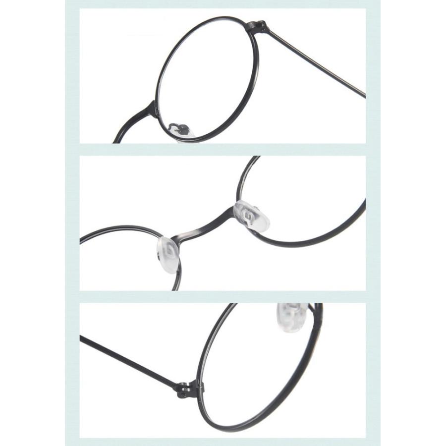 plusnao（プラスナオ） 伊達メガネ 丸メガネ キッズ 子供用 子ども用