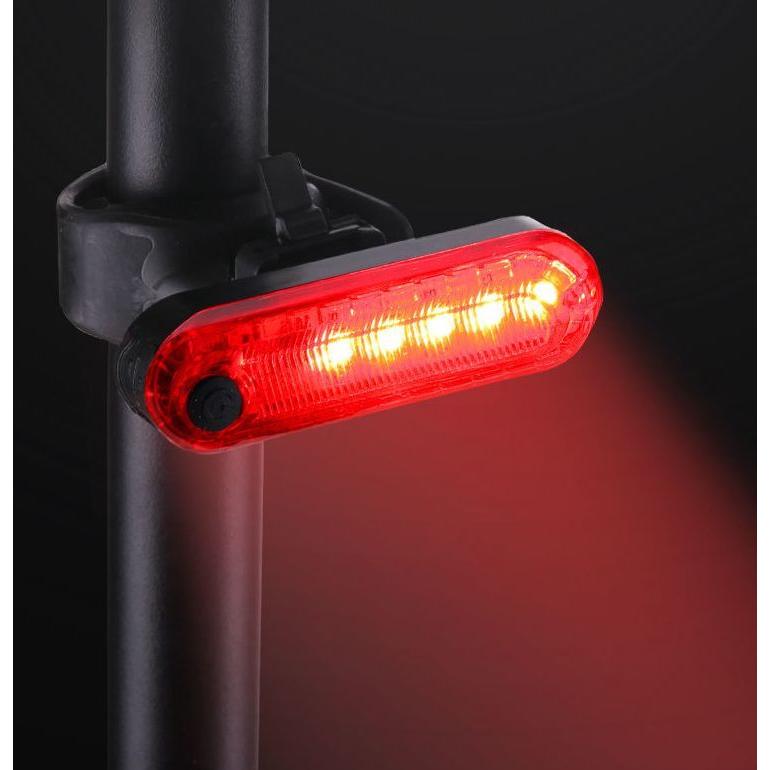テールライト 自転車用 テールランプ 自転車アクセサリー USB リチウム 夜道 警告灯 夜間 点灯 事故防止 シンプル サイクル｜plusnao｜02