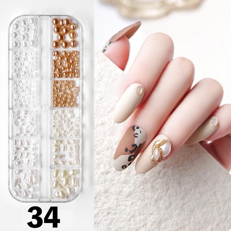 ネイルパーツセット アクセサリーパーツ メタリックパーツ
