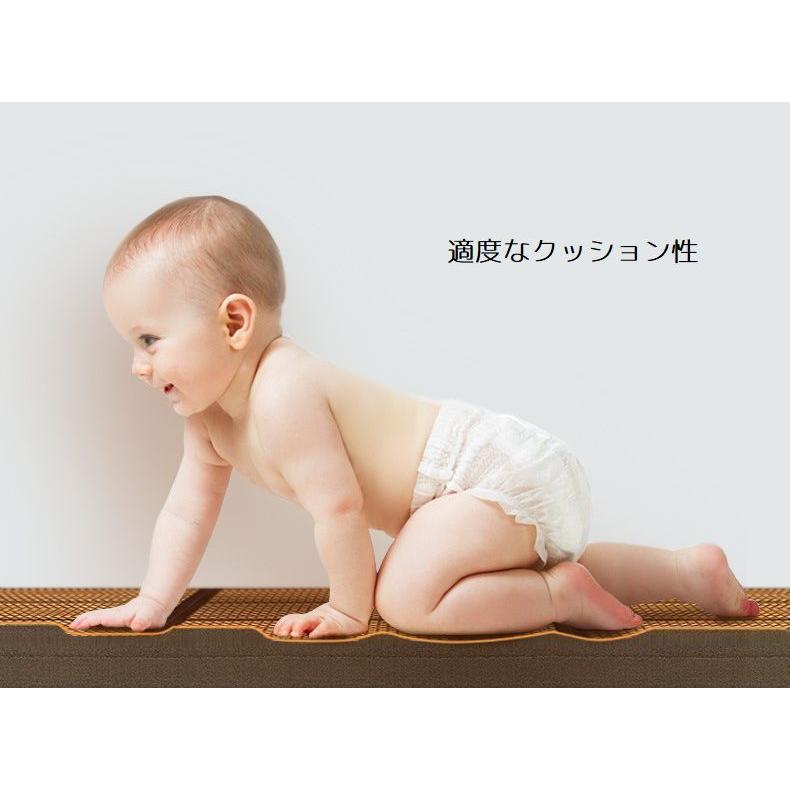 plusnao 置き畳風マット ジョイントマット 正方形 単品 1枚 和風