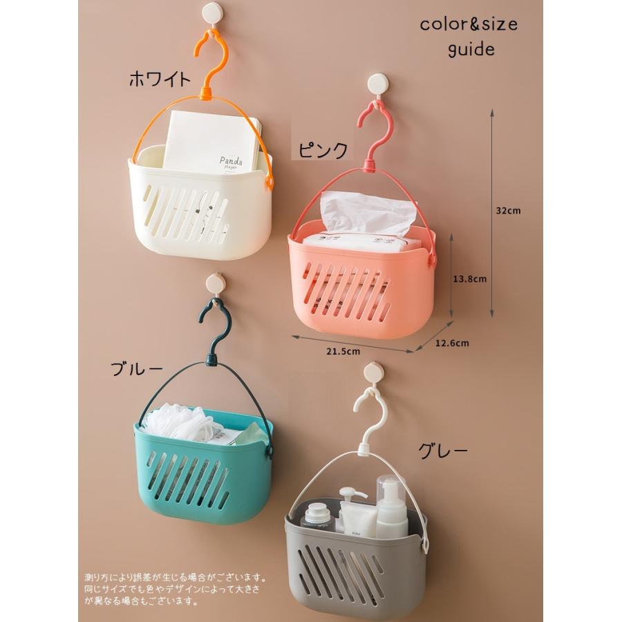 plusnao（プラスナオ） 収納バスケット 収納ラック 吊り下げ収納 壁面