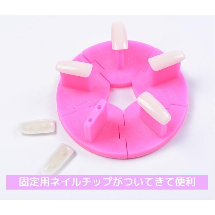 スペースキャスト スカルプ練習用セット ネイル用品 ジェルネイルの練習やサンプルチップ作りに♪ケース付きネイルチップ