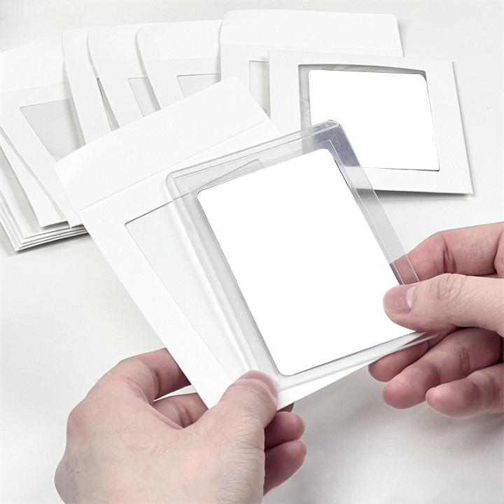 plusnao（プラスナオ） ミニ封筒 窓付き トレカサイズ 1枚 単品 文具