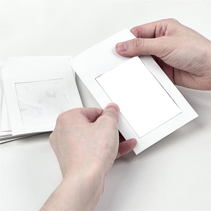 plusnao（プラスナオ） ミニ封筒 窓付き トレカサイズ 1枚 単品 文具