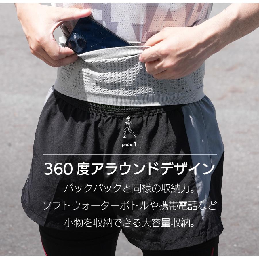 plusnao（プラスナオ） 揺れない ランニングポーチ ランニングベルト