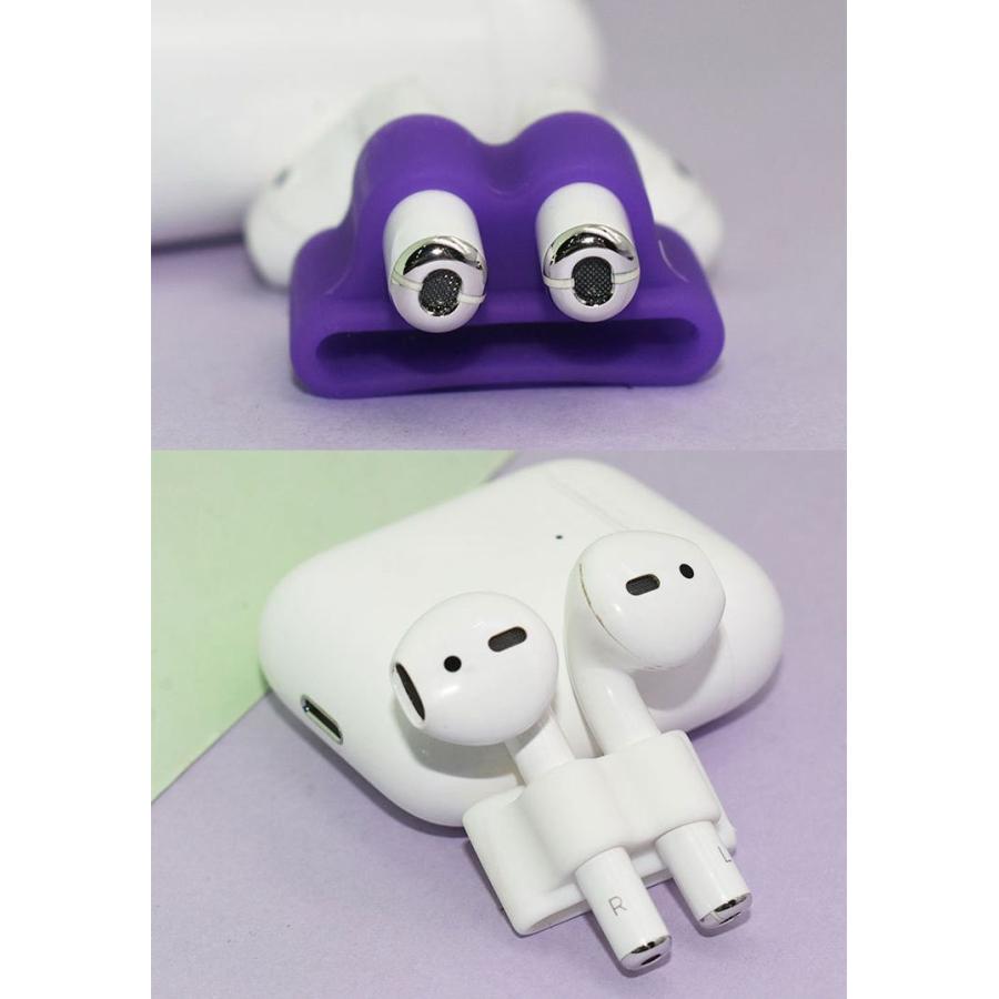 AirPodsホルダー エアーポッズホルダー イヤホンアクセサリー