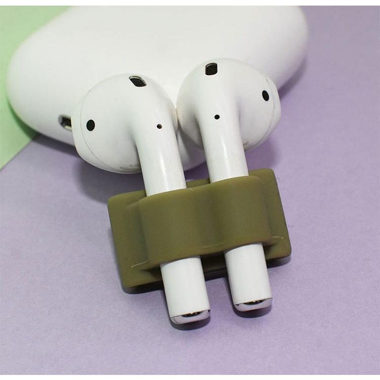 AirPodsホルダー エアーポッズホルダー イヤホンアクセサリー シリコン