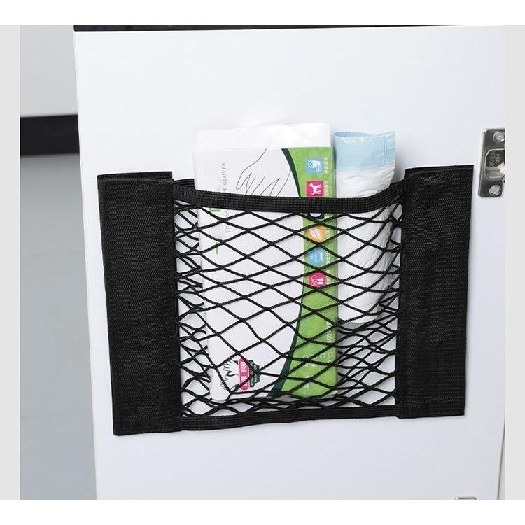 plusnao ウォールポケット 収納ポケット 小物入れ 面ファスナー付き