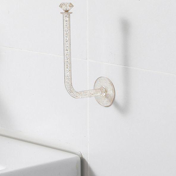 ウォールフック L字型 4個セット 粘着フック 透明 クリア キラキラ ラメ 壁掛け 小物 アクセサリー ヘアゴム シュシュ かわいい おしゃれ | plusnao | 04