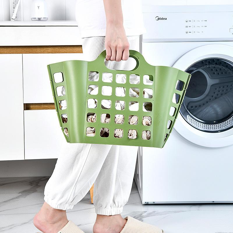 plusnao ランドリーバスケット 洗濯カゴ 洗濯かご 折り畳み