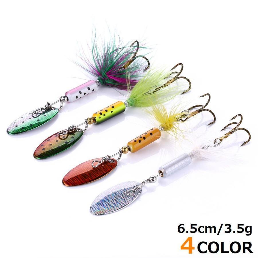 安売り スピナー トラウトルアー ハードルアー 6 5cm 3 5g トリプルフック インディアナブレード クレビス 渓流釣り バス釣り 疑似餌 仕掛け 万能 Whitesforracialequity Org