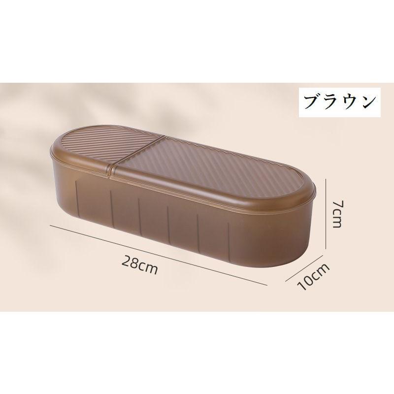 plusnao ケーブル収納ケース ケーブルボックス 蓋付き 仕切り コード