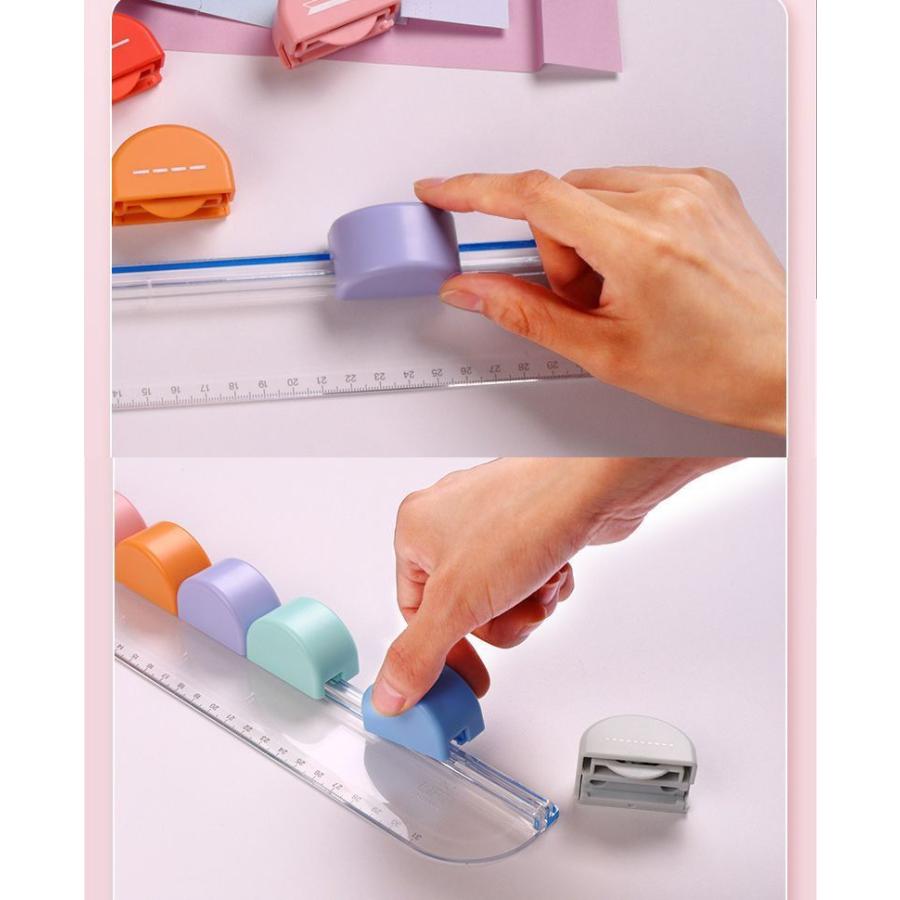 plusnao ペーパーカッター スライドカッター ミニ裁断機 小型カッター