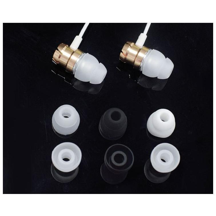 イヤーピース 10個セット イヤホン用 交換パーツ シリコンキャップ 5