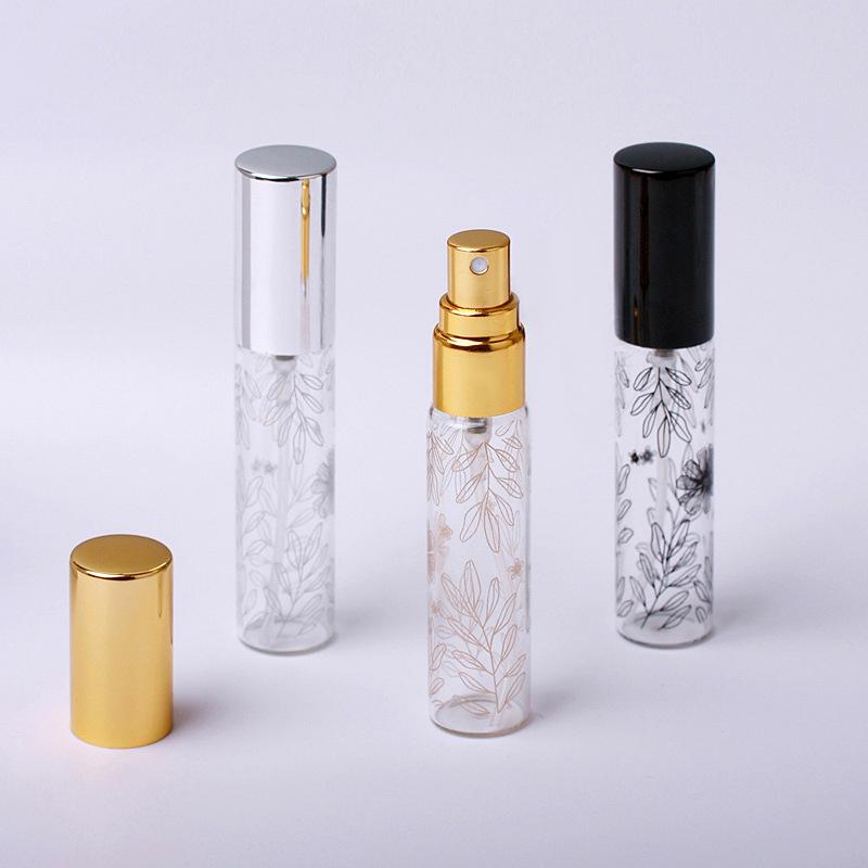 アトマイザー 詰替容器 スプレー 10ml 透明 香水 ボトル ボタニカル リーフ フラワー 花 はっぱ 植物 葉 持ち運び おしゃれ かわいい 少量 プラスナオ Paypayモール店 通販 Paypayモール