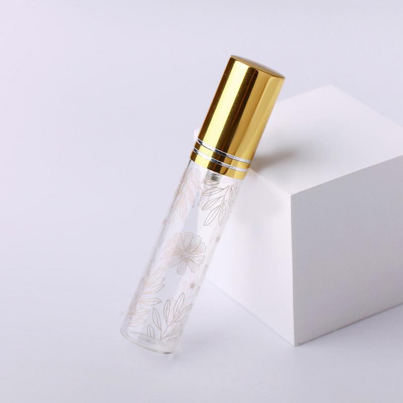 アトマイザー 詰替容器 スプレー 10ml 透明 香水 ボトル ボタニカル
