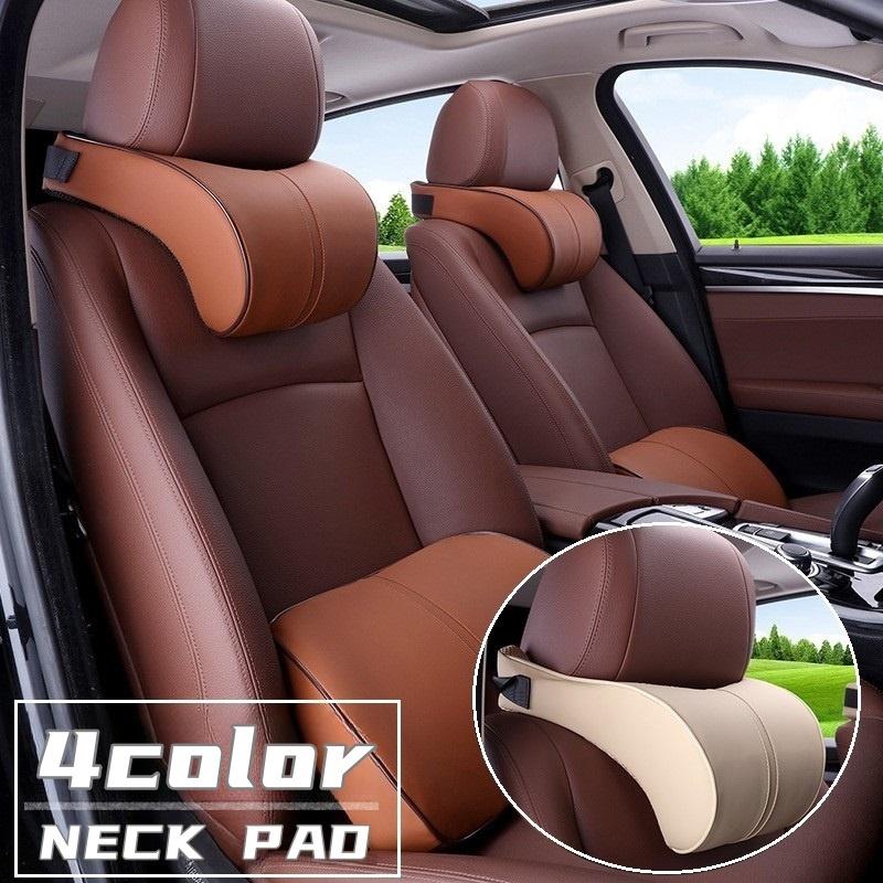 カークッション ヘッドレスト シートクッション ネックピロー 車用 カー用品 フェイクレザー 首 頭 ベルト固定 座席 椅子 ストレス軽減 長距離ドラ Zak プラスナオyahoo 店 通販 Yahoo ショッピング