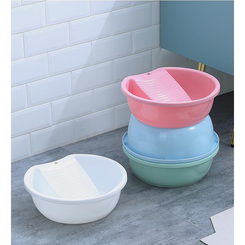 昭和初期寸胴型の桶タライ・洗面器・バケツ口径29cm 高さ19cm